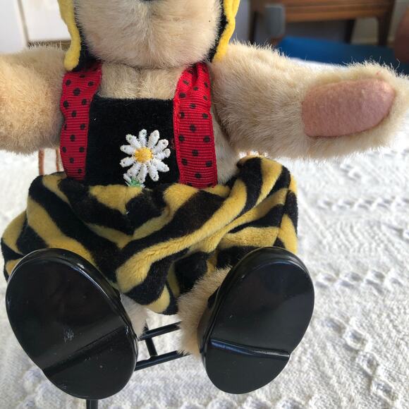 Vintage 1982 1993 Muffy VanderBear “Bee Keeper” Plush 8" With Hang Tag Kawaii - Picture 4 of 10